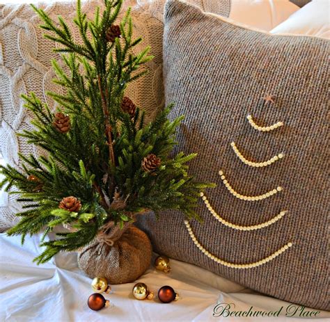 Beachwood Place: Pearl Christmas Tree Pillow