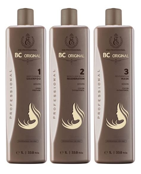 Средство для волос ESK professional кератиновое выпрямление BC Original ...