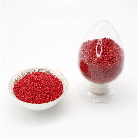 Co Extrusion Plastic Pigment Granule Red ASA Masterbatch For Molding