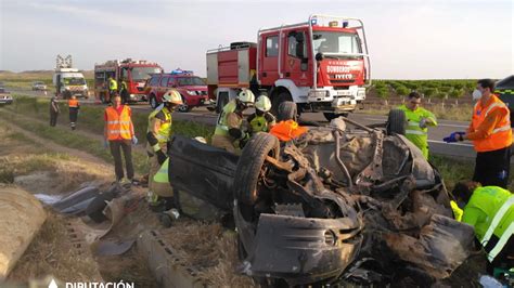 Dos heridos uno de ellos grave en un accidente de circulación en la N