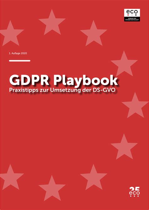 Datenschutz Dsgvo Gdpr Playbook Whitepaper Reihe Exklusiv F R