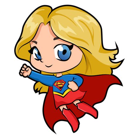 Dc Chibi Supergirl Sticker Sticker Mania Chibi Superman Superhero