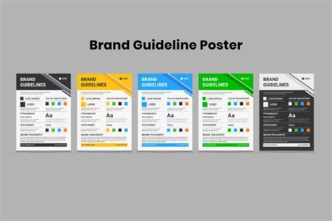 Brand Guidelines Poster Design Template Gr Fico Por Thedesignsource