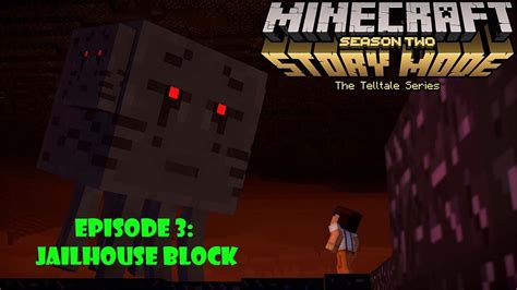 Minecraft Story Mode Season Episode Jailhouse Block Ps Youtube