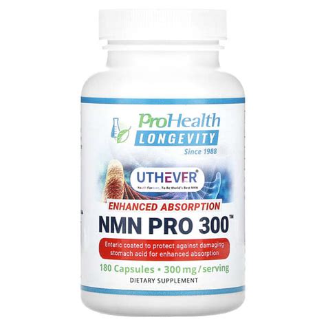 Prohealth Longevity Nmn Pro 300 150 Mg 180 Capsules