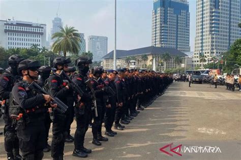 Polisi Kerahkan Ratusan Personel Untuk Aksi Tolak Ppn Persen