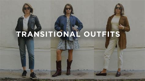 Transitional Outfits From Summer To Fall Styling Video Youtube