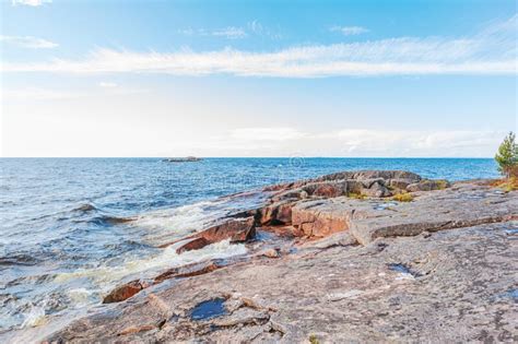 Ancient Petroglyphs on the Shores of Lake Onega Stock Image - Image of ...