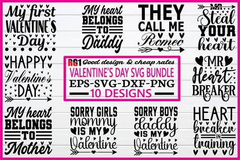 Valentines Day Svg Bundle Graphic By Smart Design · Creative Fabrica