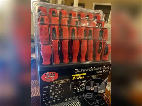 Toro Piece Magnetic Tip Screwdriver Set With Rack Donated Jeff