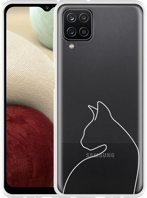 Samsung Galaxy A12 Hoesje Kattencontour II Designed By Cazy Bol