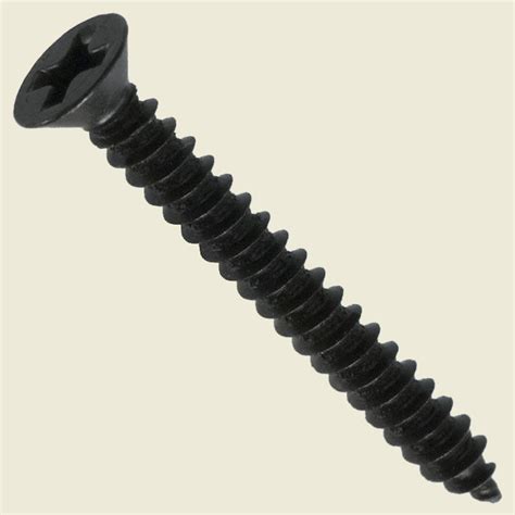 8 Hinge Screws Black