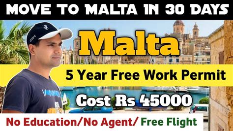 Malta Work Permit 2023 Jobs In Malta Move To Malta Without Agent Malta