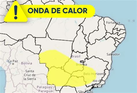 Inmet Emite Aviso De Perigo De Onda De Calor Para 5 Estados E Diz Que