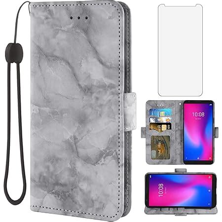 Amazon Asuwish Compatible With Zte Avid Z Cc Wallet Case