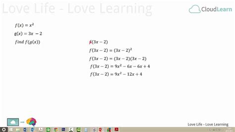 Gcse Maths Composite Functions 2 Youtube