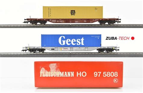 Fleischmann Containerwagen Set Tlg Sbb Db H Ovp Kaufen Auf