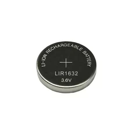 LIR1632 Rechargeable 3 6V Li Ion Battery Single Aubattery