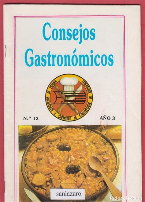 Libro De Consejos Gastron Micos N F A C Y R Comprar Libros De