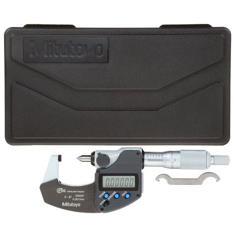 MITUTOYO Digital Crimp Height Micrometer Digital 0 In To 0 8 In 0 To