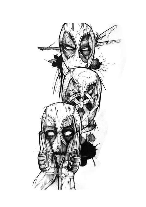 Pin By Mertcan Gökay On Minimal Marvel Tattoos Deadpool Tattoo Tattoo Art Drawings Sketch