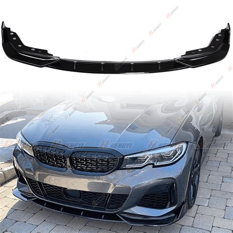 3pcs Set Front Bumper Lip For 2019 2022 Bmw G20 3 Series 330i M Sport