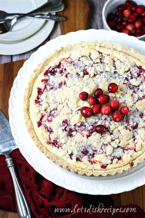 Cranberry Cheesecake Tart Lets Dish Recipes