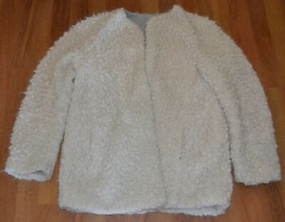 Marc Cain Plüsch Teddy Jacke N5 42 Beige eBay