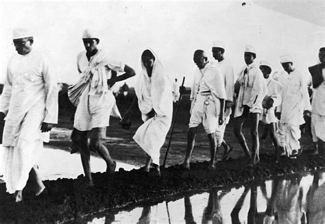 Mahatma Gandhi During Salt March Protests Photograph by LIFE Picture