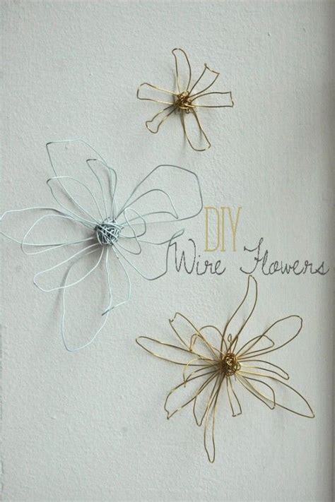 fil de fer décoration fleurs Wire Hanger Crafts Wire Crafts Wire