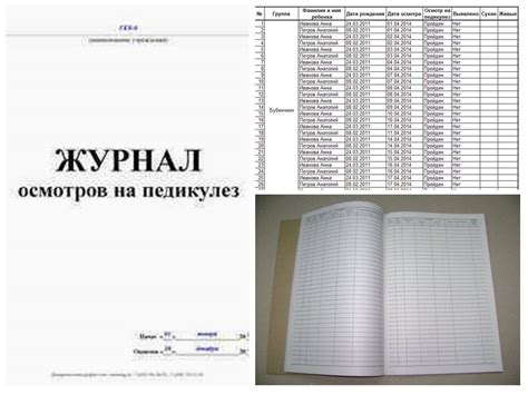 Журнал осмотра на педикулез ф 278 - образец и оформление