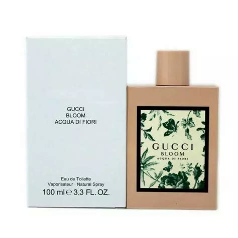 Купить зелёные духи Gucci Bloom Acqua Di Fiori — женская туалетная вода ...