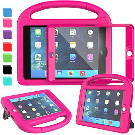 AVAWO Kids Case for iPad Mini 1 2 3 - Built-in Screen Protector Light ...