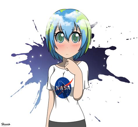 Earth Chan By Hanno Cherry Blos On Itaku