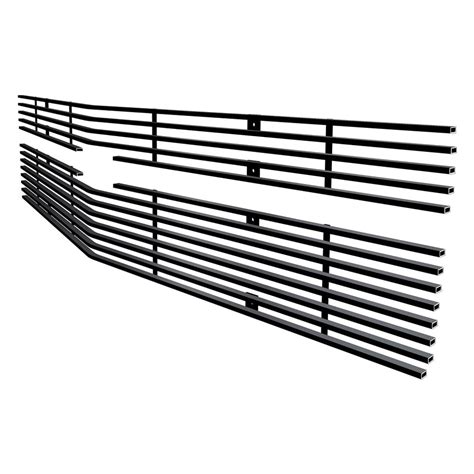 APG Chevy Silverado 2014 3 Pc Black Horizontal Billet Grille Kit