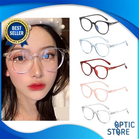 Jual Optic F Kacamata Pria Wanita Fashion Anti Radiasi Lensa