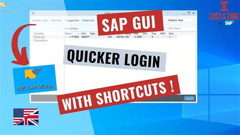 Sap Gui Quicker Login With Shortcuts In Gui And Windows Desktop