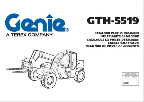 Genie Forklifts Spare Parts Spare Parts Catalogs For Genie Telehandler