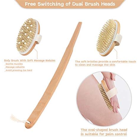 Packs Premium Dry Brushing Body Brush Set Dry Brush For Cellulite