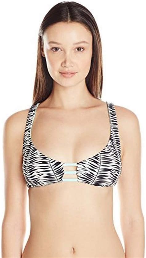 Amazon Roxy Women S Reversible Halter Tri Bikini Top Clothing