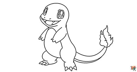 Comment Dessiner Pokemon Charmander Pour Les Enfants