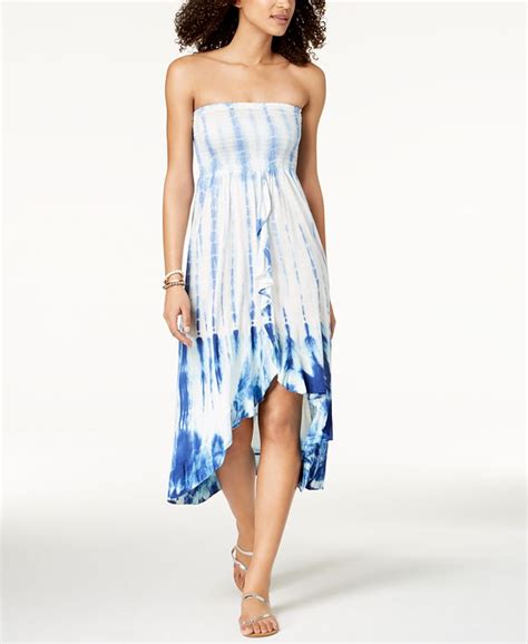 Raviya Tie Dyed Bandeau Cover Up Dress Macys