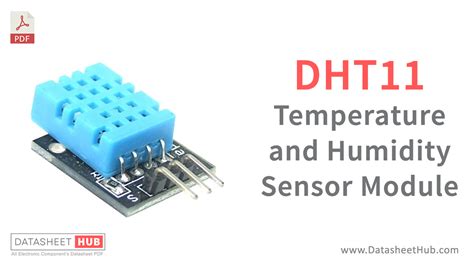 DHT11 Temperature And Humidity Sensor Module Datasheet Hub