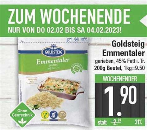 Goldsteig Emmentaler Angebot Bei E Center Prospekte De