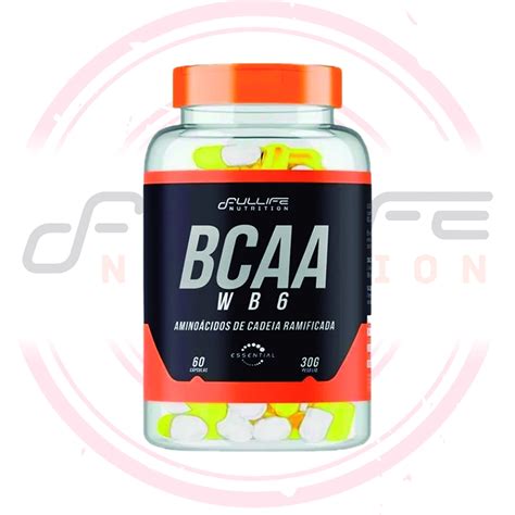 BCAA Wb6 Suplemento alimentar em 60 Cápsulas da FULLIFE RioMX Rio