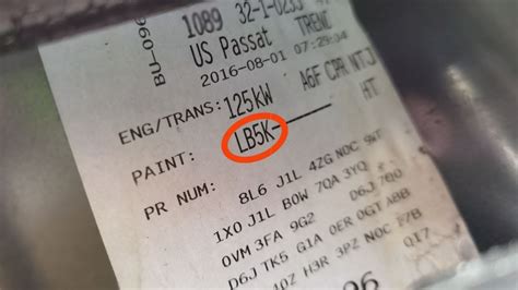 Как узнать код краски автомобиля? Где находится код краски автомобиля ...