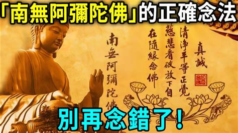 「南無阿彌陀佛」這句佛號，念錯一個字，不僅沒有功德，還會得罪菩薩！可惜99的人都傻傻的不知道丨日行一善 Youtube