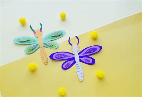 Dragonfly Paper Craft Only Passionate Curiosity