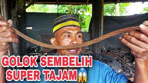 Cara Membuat Golok Sembelih Super Tajam Dan Bermotif Keren Dari Baja