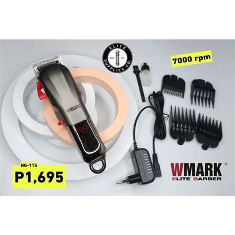 Wmark Ng Professional Hair Clipper Cordless Elite Barber And Salon